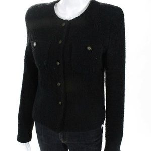 CLUB MONACO BUTTON CLOSURE JACKET WOOL BLAZER, 6